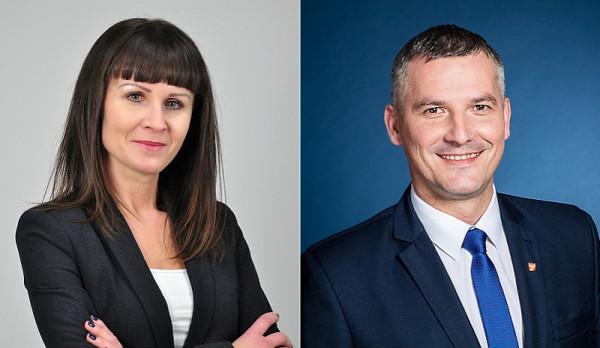 Katarzyna Kalinowska i Rafał Rajkowski