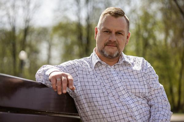 Marcin Dąbrowski, kandydat SLD na prezydenta Radomia