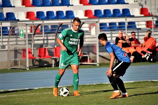 Patryk Mikita, grając jako środkowy napastnik, zaliczył dobry występ
