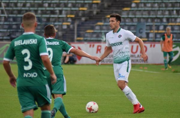 Michał Suchanek ma dziś wrócić na ławkę rezerwowych. Foto: Radomiak.pl