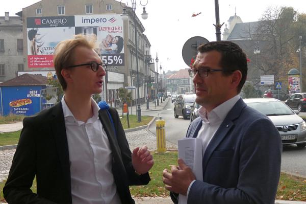 Mateusz Wojcieszak i Łukasz Podlewski