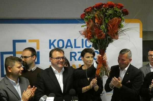 Radosław Witkowski w chwili triumfu. Teraz czas na pracę i budowanie koalicji dla Radomia, także w R