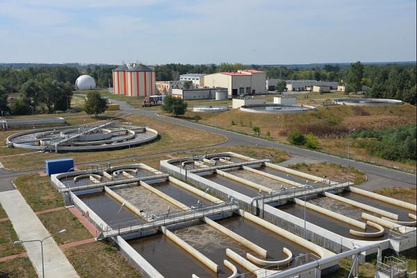 Oczyszczalnia ścieków w Lesiowie. Foto: Wojciech Stan