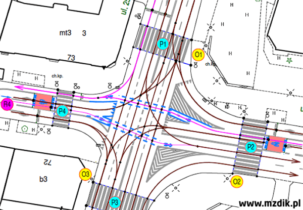 Fragment dokumentacji projektowej całej inwestycji