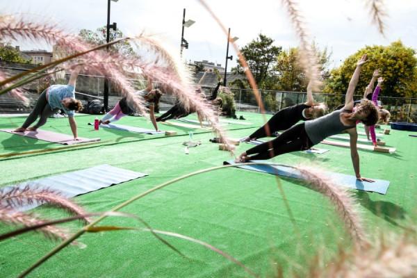 Joga na tarasie