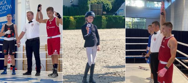 Od lewej: Jan, Nadia, Oskar 