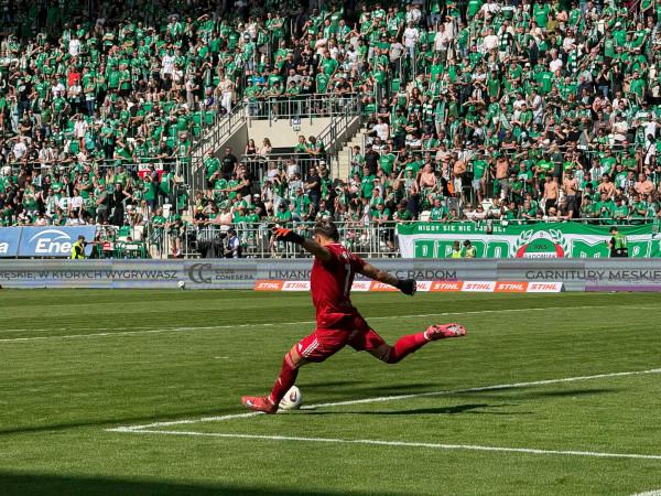 Filip Majchrowicz, uratował Radomiaka w kilku sytuacjach od straty gola