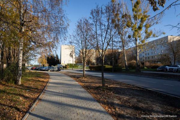 ul. PCK w Radomiu. Nowy chodnik 