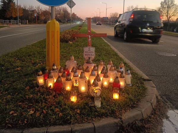 ul. Warszawska w miejscu wypadku 16-letniej Róży