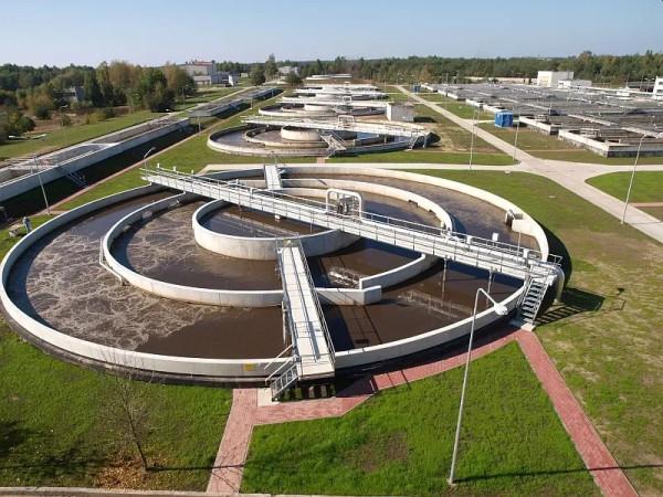 Oczyszczalnia ścieków  w Lesiowie