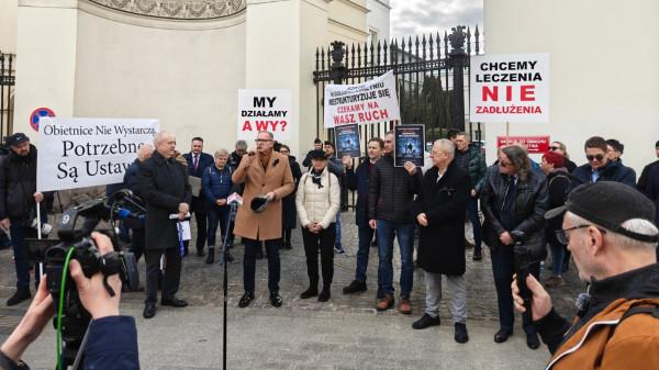 Przemawia wicestarosta Krzysztof Murawski