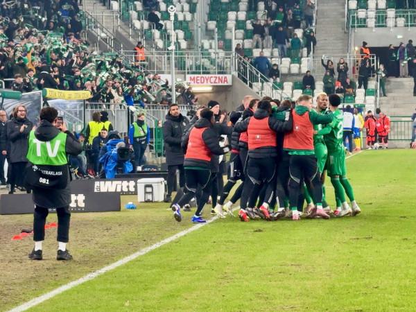 Radość Radomiaka po bramce Baro na 3:1