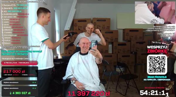 Od lewej: Marcin Borzęcki, Michął Pol, Łatwogang