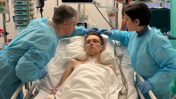 Domini Hołuj i jego trodzice