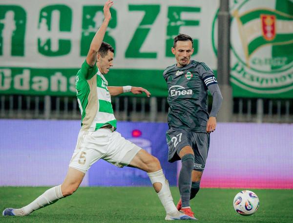 Rafał Wolski podczas meczu z Lechią w Gdańsku