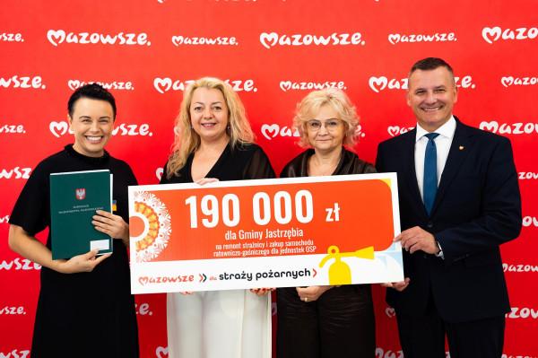 Do gminy Jastrzębia trafi 190 tys. zł