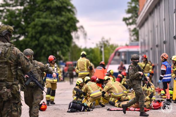 Udana - Ognista Burza. Udział brali żołnierze 6 Mazowieckiej Brygady Obrony Terytorialnej  