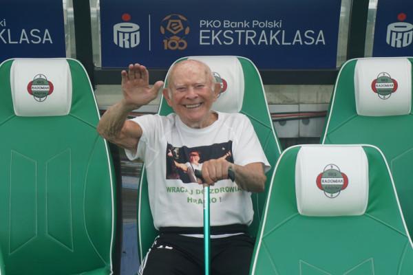 Hrabia Zdzisław Radulski. Tylko on był na meczu z Górnikiem w dobrej formie
