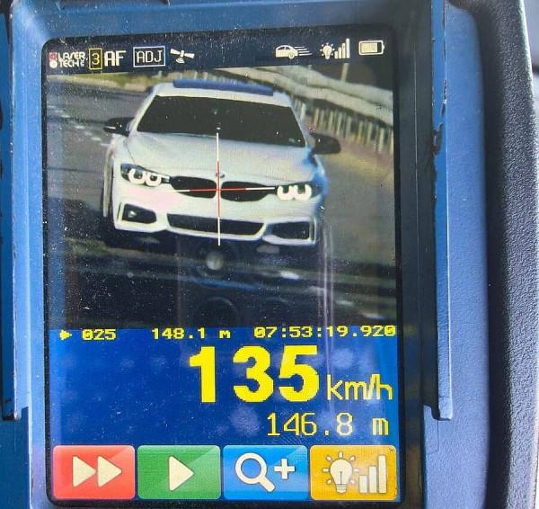 Pędził po Radomiu z prędkością 135 km/h.