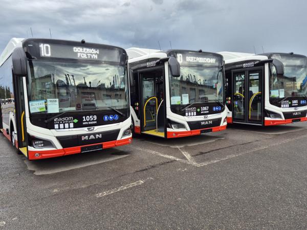 Autobusy CNG w barwach MPK Radom