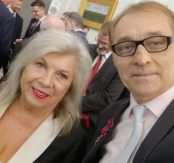 Robert Grudzień i Krystyna Prońko
