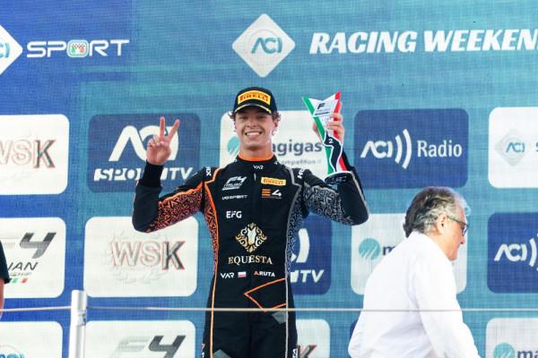 Aleksander Ruta z podium na torze Imola we Włoszech