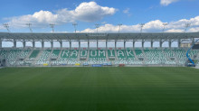 Trybuna północna stadionu Radomiaka