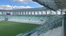 Trybuna zachodnia stadionu Radomiaka