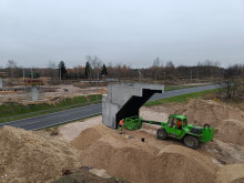 Przystanek Radom Południowy w budowie