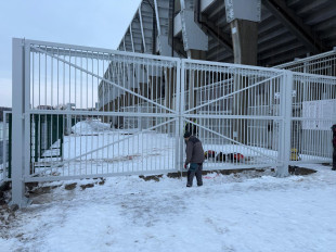 Wielkie wrota gotowe. Teraz czas na ruch policji. Czy mecz Radomiak- Arka z kibicami gości?