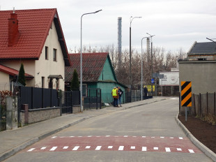 Ulica Frontowa przebudowana