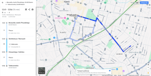 Radomska komunikacja miejska dostępna na mapach serwisu Google
