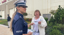Podkom. Paulina Wołczyńska z WRD KWP zs. w Radomiu