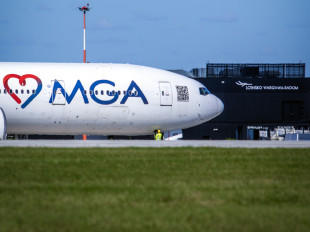 Boeing 777-300ER należący do Mavi Gök Airlines był pierwszym samolotem tego typu obsłużonym na Lotni