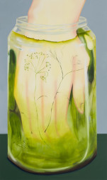 arolina Jabłońska Kiszonki 2023 , olej płotno, 250x150 cm.jpg  Tytuł zdjęcia (pl):