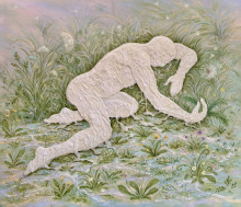 Marcin Janusz Czowiek z cukru, 120x150cm, 2025