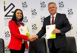 Prof. Emilia Żukowska-Kotlarz i dr Adam Duszyk