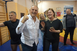 Radosław Mital, tata Tomasza i Maria Świerczyńska, prezes Olimpijczyka Radom