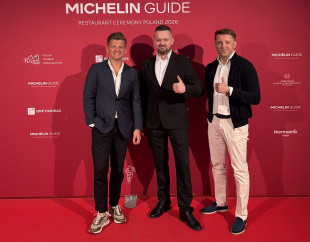 Mateusz Nowak, właściciel Kraft Bistro pierwszy z lewej