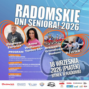 Radomskie Dni Seniora - dziś impreza na rynku