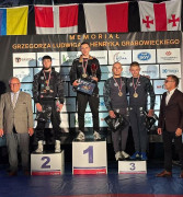 Marcel Sosnowski, na najwyższym stopniu podium