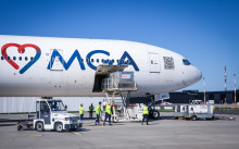 Boeing 777-300ER należący do Mavi Gök Airlines był pierwszym samolotem tego typu obsłużonym na Lotni