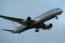 Pierwsze lądowanie Boeinga 787 Dreamliner w Radomiu