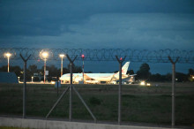 Pierwsze lądowanie Boeinga 787 Dreamliner w Radomiu