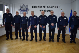 Duże zmiany kadrowe w radomskiej policji. Nowi komendanci komisariatów [FOTO]