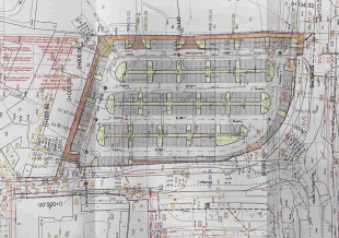 Plan przebudowy ul. Bernardyńskiej z parkingiem