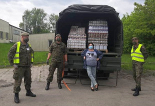 Radomscy terytorialsi i bank żywności podsumowują wspólne działania