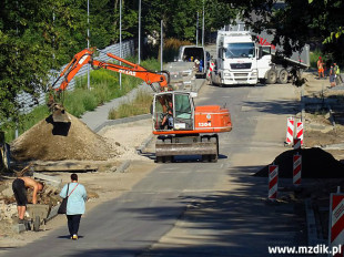 Trwa przebudowa ul. Szydłowieckiej