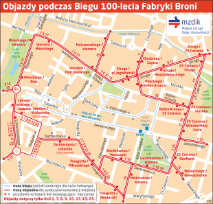 Weekend pełen zmian w komunikacji. Zamknięte ulice, objazdy, dodatkowe kursi i zmiany tras autobusów 