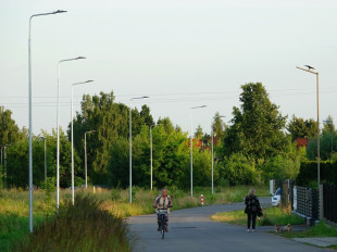 Nowe oświetlenie na ul. Tęczowej